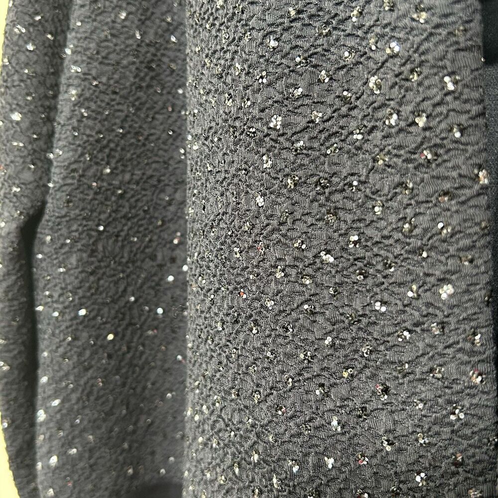 Jessica Howard women's Grey Cardigan  sparkling and a velvet trim Size 10. - Picture 5 of 10